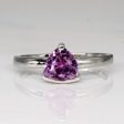 Synthetic Pink Sapphire Ring | 1.00ct | SZ 5.25 | Online now