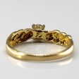 Solitaire Diamond Yellow Gold Ring | 0.15ct | SZ 5.5 | Hot on Sale