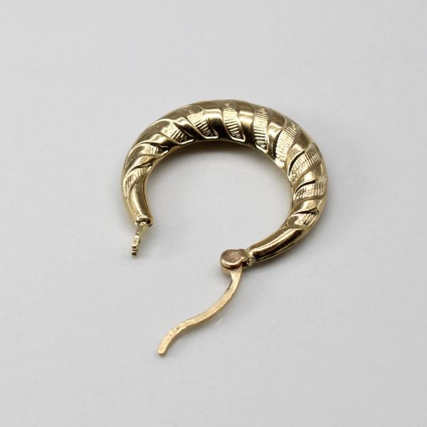 Textured Hoop Earrings Online