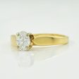 Solitaire Oval Cut Diamond Ring | 0.48ct | SZ 7.5 | on Sale