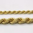 Vintage Italian 18k Yellow Gold Rope Chain | 19  | Hot on Sale