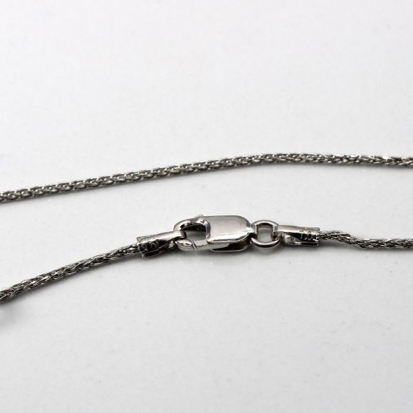 White Gold Wheat Chain | 16 | Online Hot Sale