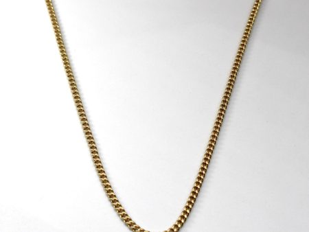 Yellow Gold Cable Link Chain | 17 | Cheap