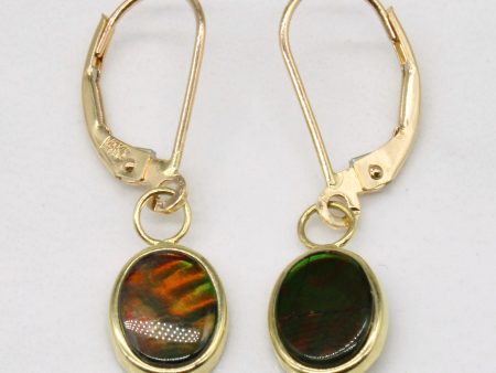 Triplet Ammolite Earrings | 1.00ctw | Online