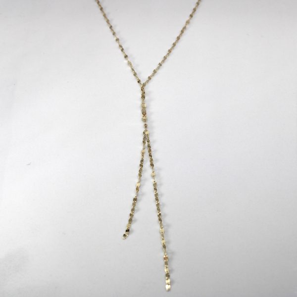 Textured Yellow Gold Necklace | 20 | For Discount