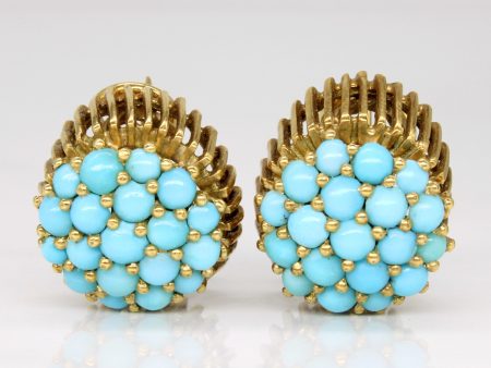 Turquoise Earrings | 3.88ctw | Discount