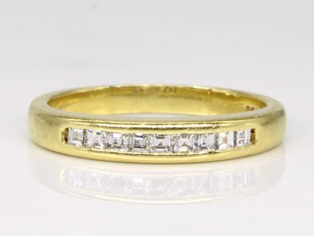 Square Cut Diamond Ring | 0.12ctw | SZ 4.5 | Supply