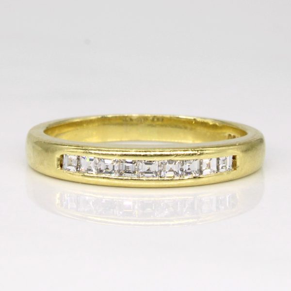 Square Cut Diamond Ring | 0.12ctw | SZ 4.5 | Supply