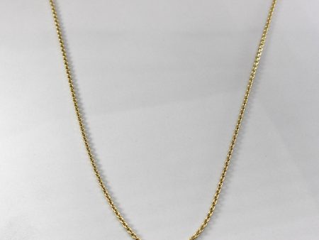 Yellow Gold Rolo Link Chain | 26 | Hot on Sale