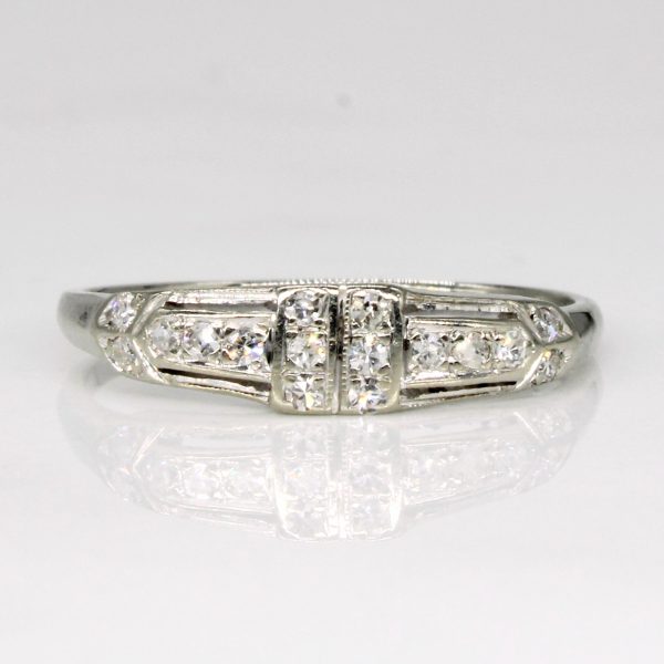 Vintage 18k Diamond Ring | 0.13ctw | SZ 6.75 | Online now