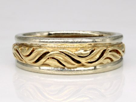 10k Two Tone Gold Ring | SZ 9.5 | Online Sale