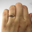 Solitaire Diamond Textured Ring | 0.01ct | SZ 5.75 | Fashion