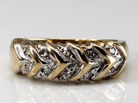 Textured Diamond Ring | 0.10ctw | SZ6.5 | Online