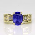 Tanzanite & Diamond Cocktail Ring | 1.20ct, 0.24ctw | SZ 6.5 | For Discount