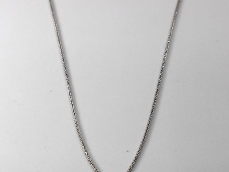 White Gold Wheat Chain | 16 | Online Hot Sale