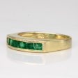 Square Cut Emerald Ring | 0.36ctw | SZ 7 | Fashion