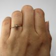 Solitaire Diamond Star Gold Ring | 0.01ct | SZ 6 | Hot on Sale