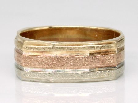 10k Tri Tone Gold Ring | SZ 6.75 | For Sale