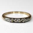 Three Stone Diamond Ring | 0.04ctw | SZ 7 | Hot on Sale