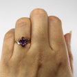 Solitaire Purple Sapphire Ring | 1.00ct | SZ 5 | Online now