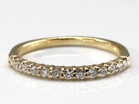 Semi Eternity Diamond Ring | 0.20ctw | SZ 6 | Sale