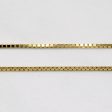 Vintage Italian 18k Yellow Gold Box Link Choker | 15  | Online Hot Sale