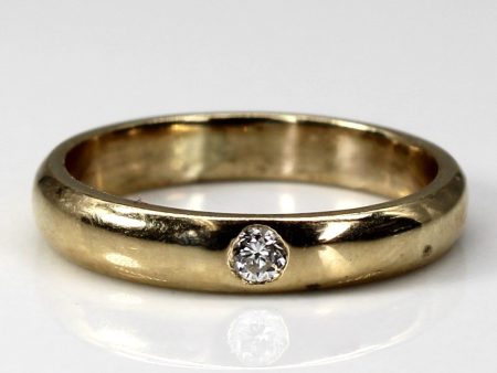 Flush Set Diamond Band | 0.04ct | SZ 4.75 | Online Hot Sale