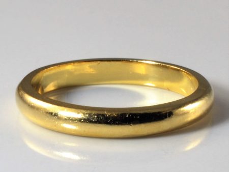 Yellow Gold Plain Band | SZ 5 | For Sale