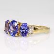 Tanzanite & Diamond Cocktail Ring | 1.50ctw, 0.06ctw | SZ 6 | For Cheap