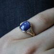 Synthetic Star Sapphire & Diamond Ring | 2.00ct, 0.01ctw | SZ 6 | on Sale