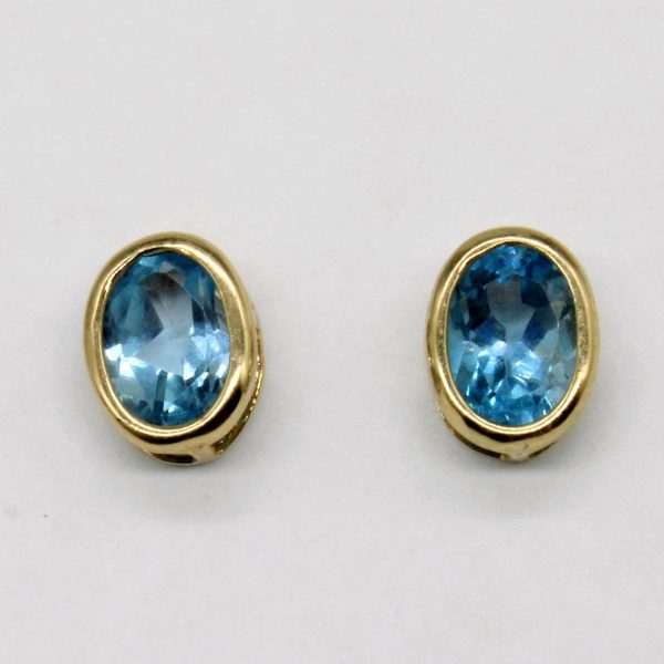 Topaz Stud Earrings | 1.40ctw | For Cheap