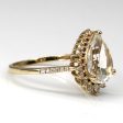 Topaz & Diamond Cocktail Ring | 3.00ct | 0.15ctw | SZ 8 | Discount