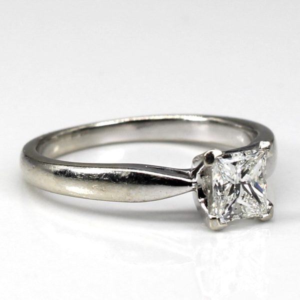 Solitaire Princess Diamond Ring | 0.52ct I1 J | SZ 5 | Supply