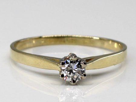 Solitaire Diamond Ring | 0.18ct | SZ 7 | Hot on Sale