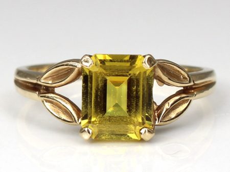 Synthetic Yellow Sapphire Gold Ring | 2.50ct | SZ 7.5 | For Cheap