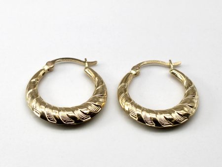 Textured Hoop Earrings Online