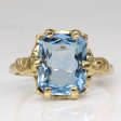 Synthetic Blue Spinel Cocktail Ring | 3.15ct | SZ 5.5 | For Cheap