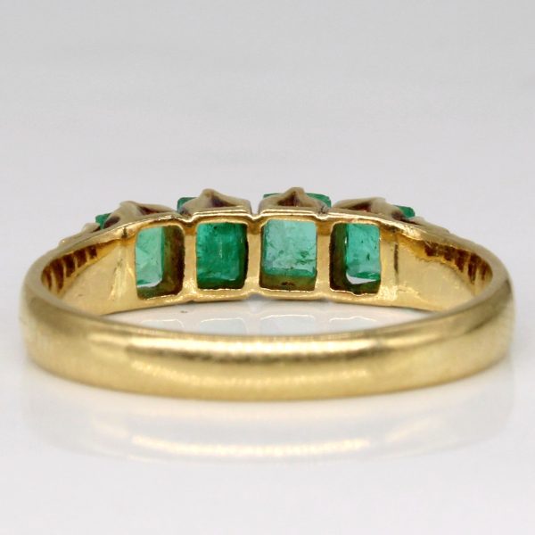 Square Step Cut Emerald Ring | 0.60ctw | SZ 6.5 | For Cheap