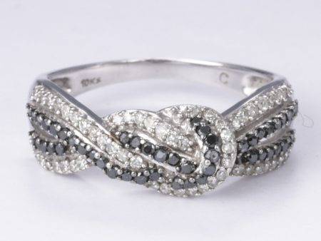 10k White Gold Diamond Ring | 0.50ctw | SZ 7 For Discount