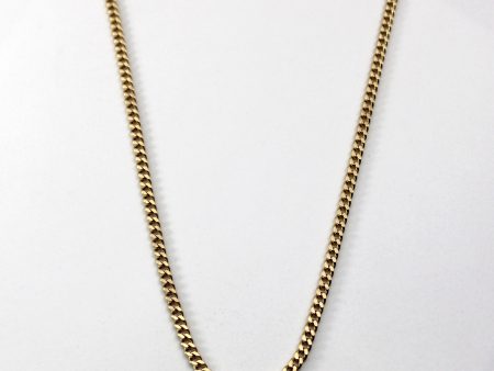 Yellow Gold Cable Link Chain | 24 | For Cheap