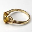 Synthetic Yellow Sapphire Gold Ring | 2.50ct | SZ 7.5 | For Cheap