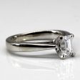 Solitaire Emerald Cut Diamond Ring | 0.65ct VS1 G | SZ 4.75 | Online Sale