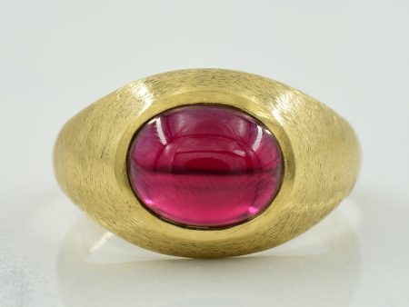 Synthetic Ruby Ring | 4.00ct | SZ 8.75 | Online now