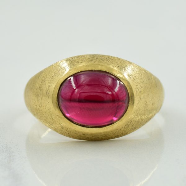 Synthetic Ruby Ring | 4.00ct | SZ 8.75 | Online now