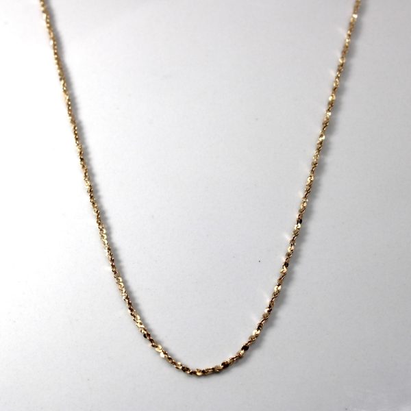 Twisted Serpentine Chain | 20 | Sale