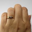 Solitaire Diamond Yellow Gold Ring | 0.12ct | SZ 5.75 | Fashion