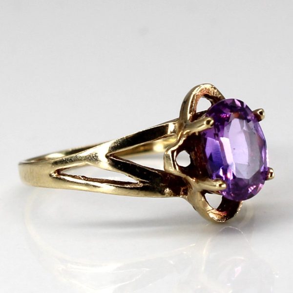 Solitaire Purple Sapphire Ring | 1.00ct | SZ 5 | Online now