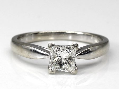 Solitaire Princess Diamond Ring | 0.52ct I1 J | SZ 5 | Supply