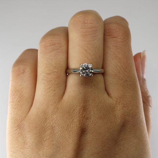 Solitaire with Accents Diamond Ring | 1.00ctw SI1 SI2 G | SZ 6 | Online Sale