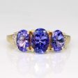 Tanzanite & Diamond Cocktail Ring | 1.50ctw, 0.06ctw | SZ 6 | For Cheap